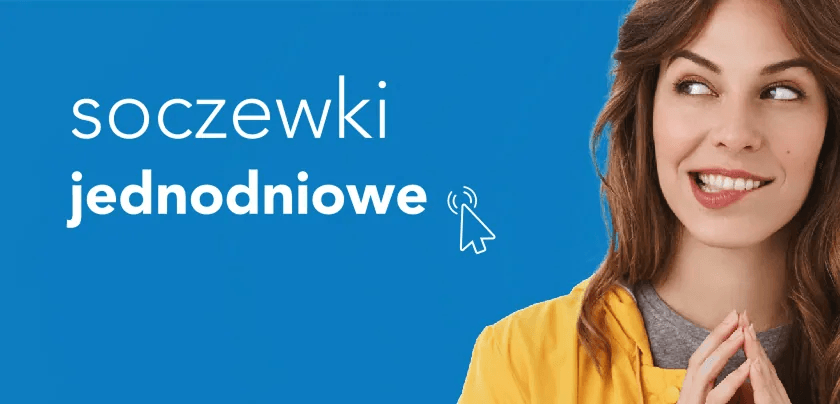 Grafika soczewek jednodniowych